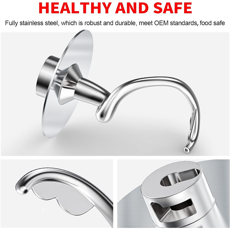 Commercial Kitchenaid - Rvs Spiraal Deeghaak Voor Kitchenaid Stand