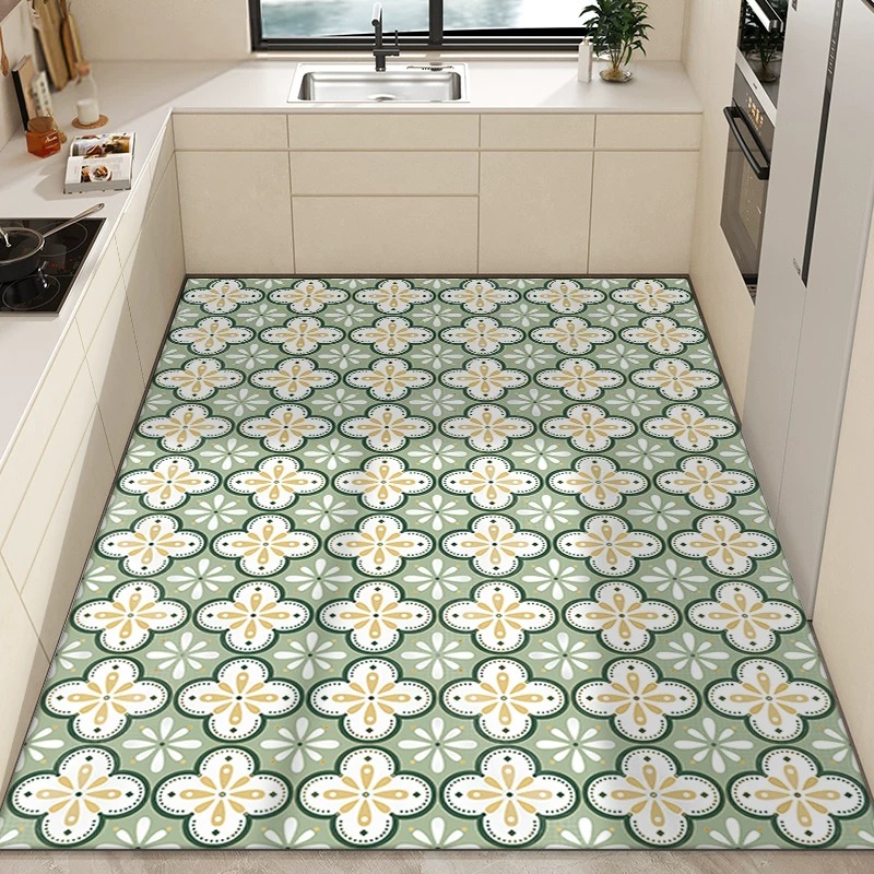 Commercial Kitchen Tile Flooring - Keukentapijt PVC waterdicht oliebestendig antislip lederen