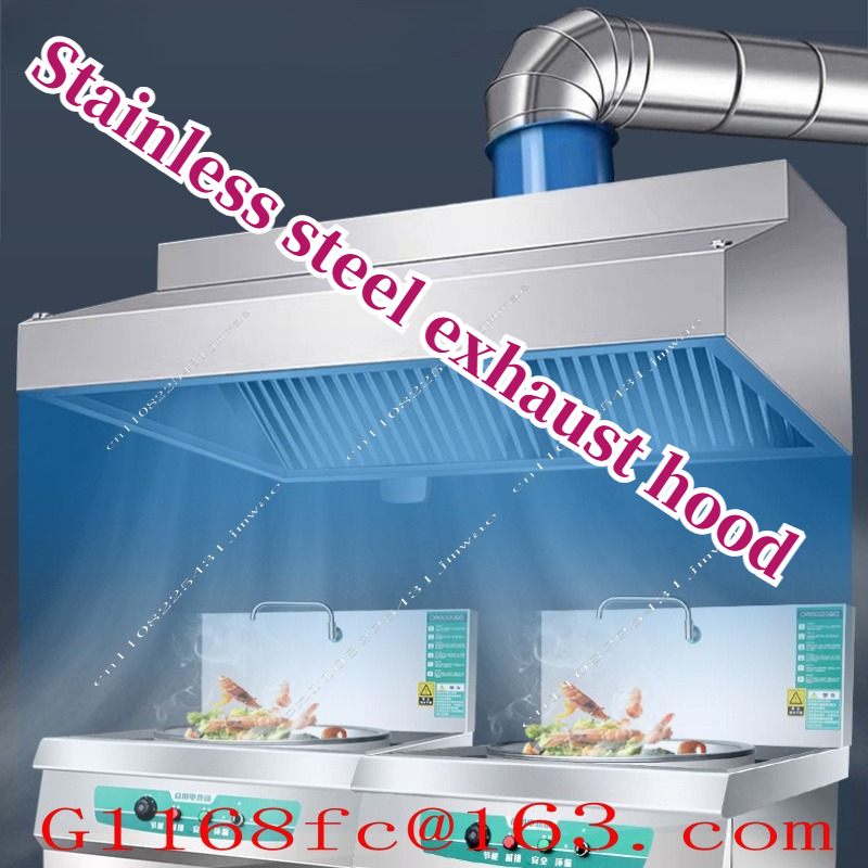 Commercial Exhaust Hood - RVS afzuigkap voor commerciële restaurantkeuken, aardewerkfornuis